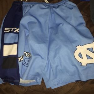 STX men’s UNC lacrosse shorts.